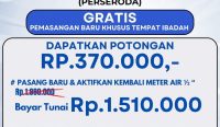 Promo HUT ke-37 PTAM Intan Banjar: Gratis Pasang Baru untuk Tempat Ibadah