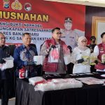 Tangkap 19 Tersangka, Polres Banjarbaru Musnahkan Sabu 22,6 Kilogram