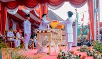 Wali Kota Lisa Halaby Pimpin Upacara HUT 80 RI di Banjarbaru